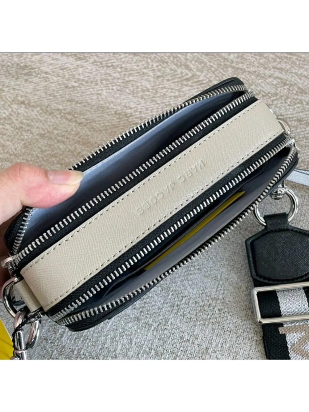 Marc Jacobs Snapshot Camera Bag Wolf Grey Multi